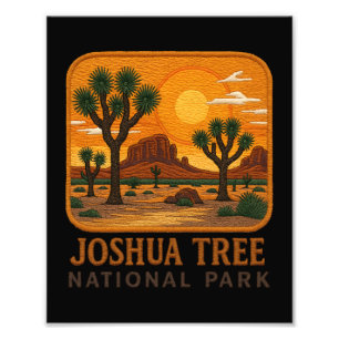 Welcome to Embroidery Joshua Tree National USA Photo Print