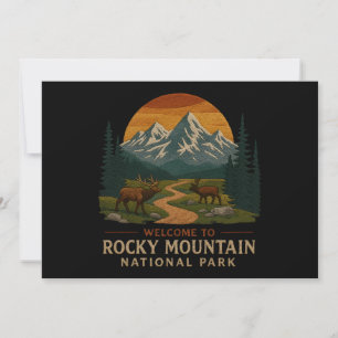 Welcome to Embroidery Rocky Mountain National USA  Invitation