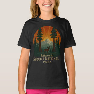 Welcome to Embroidery Sequoia National USA Park T-Shirt