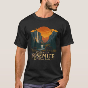 Welcome to Embroidery Yosemite National USA T-Shirt