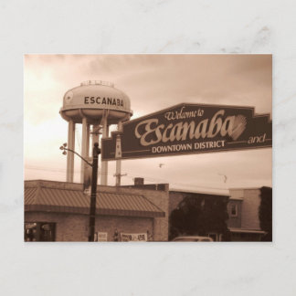 Welcome To Escanaba Post Cards
