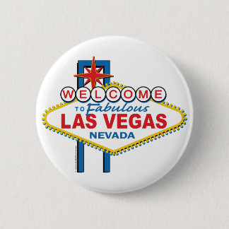 Welcome to Fabulous Las Vegas 6 Cm Round Badge