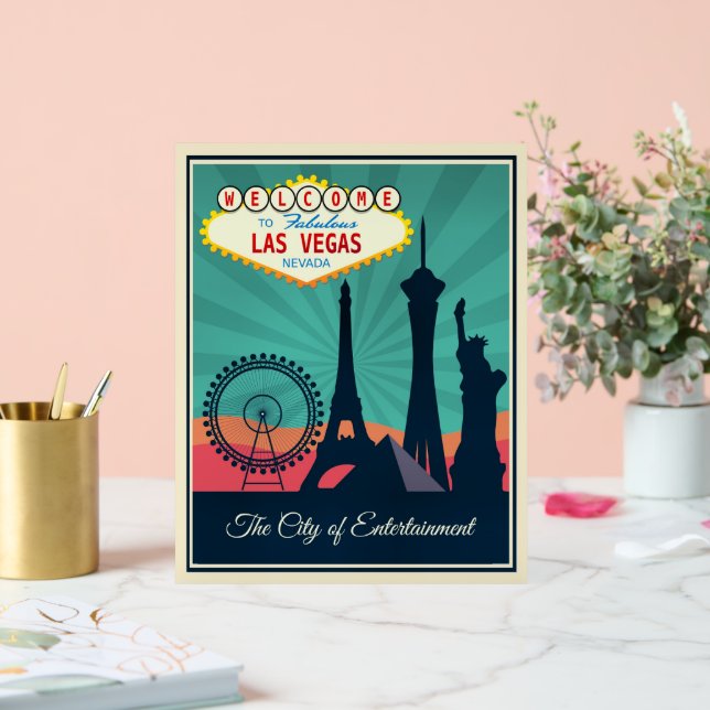 Welcome to Fabulous Las Vegas Acrylic Sign (Wedding)