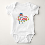 Welcome to Fabulous Las Vegas Baby Bodysuit<br><div class="desc">Las Vegas retro Design</div>