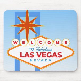 Welcome to fabulous Las Vegas Blue Sky Mouse Mat