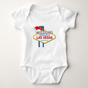 Welcome to Fabulous Las Vegas Christmas Baby Bodysuit