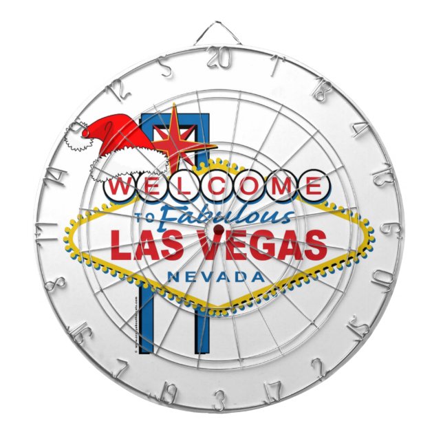 Welcome to Fabulous Las Vegas Christmas Dartboard (Front)