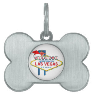 Welcome to Fabulous Las Vegas Christmas Pet ID Tag