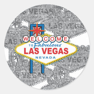 Welcome to Fabulous Las Vegas Classic Round Sticker