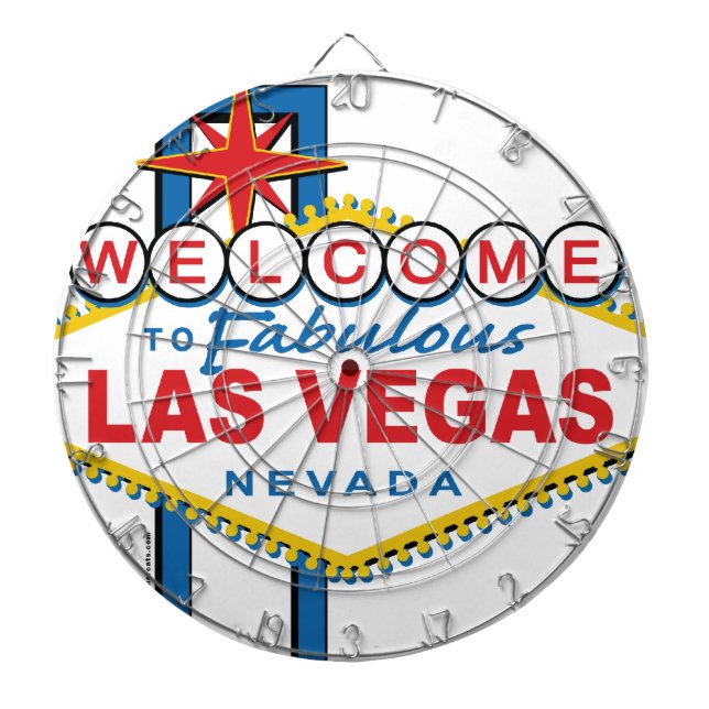 Welcome to Fabulous Las Vegas Dartboard (Front)