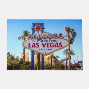 Welcome To Fabulous Las Vegas Door Mat