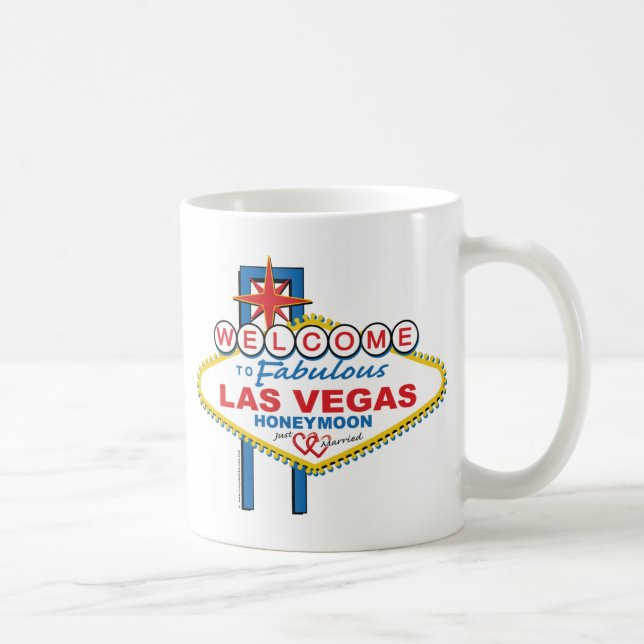 Welcome to Fabulous Las  Vegas Honeymoon Coffee Mug (Right)