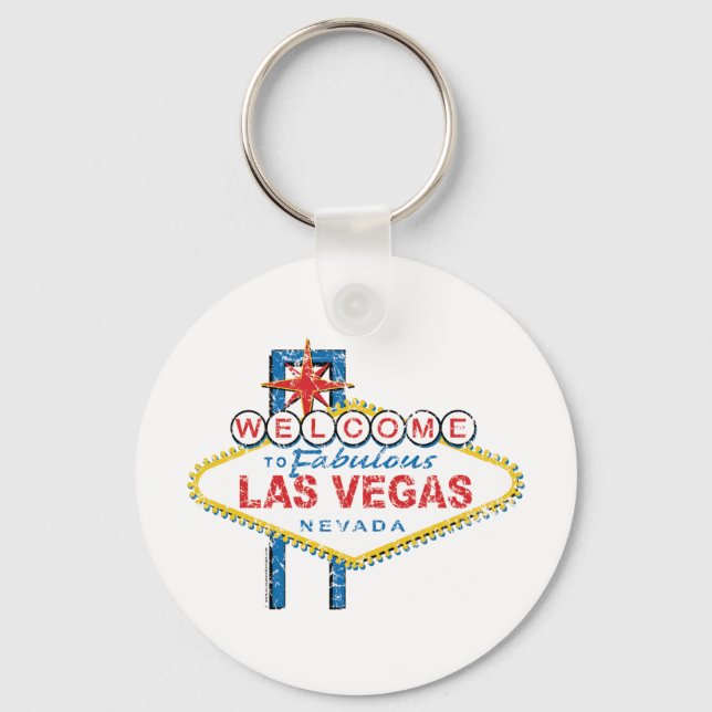 Welcome to Fabulous Las Vegas Key Ring (Front)