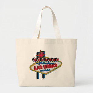 Welcome to Fabulous Las Vegas Large Tote Bag