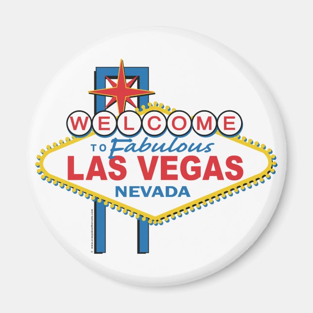 Welcome to Fabulous Las Vegas Magnet (Front)