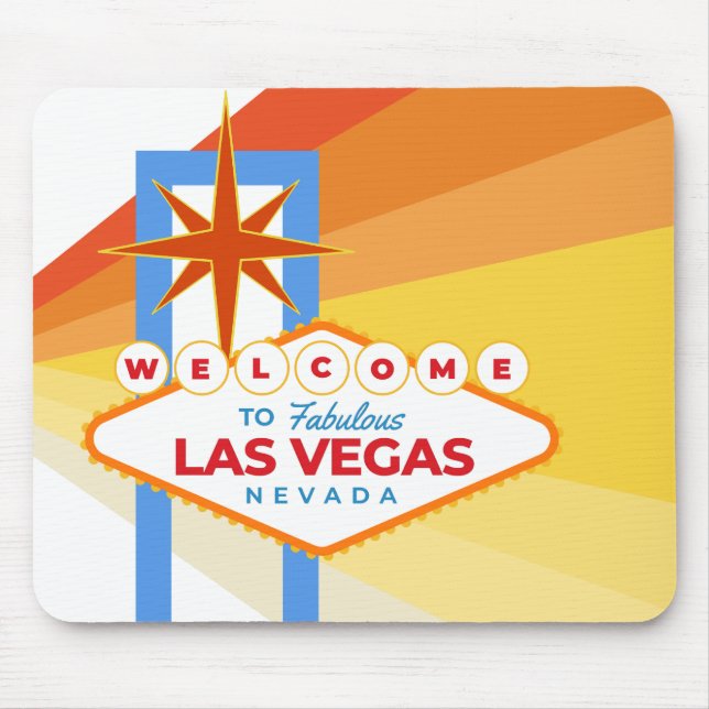 Welcome to Fabulous Las Vegas Mouse Mat (Front)