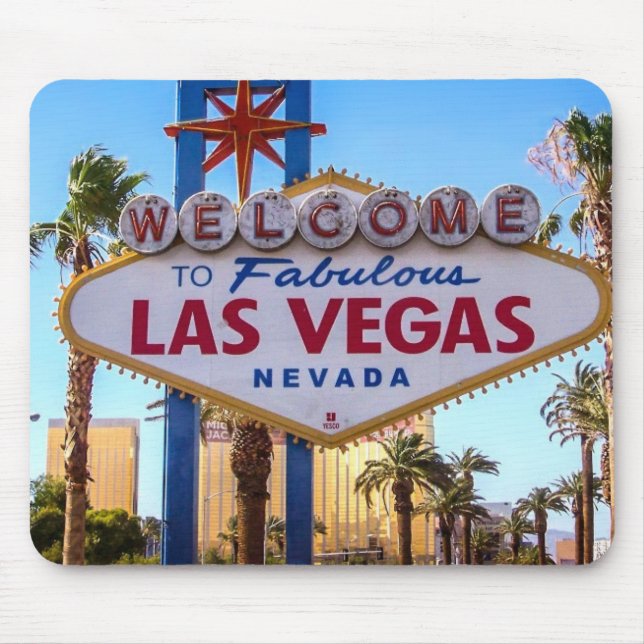 Welcome to Fabulous Las Vegas! Mouse Mat (Front)