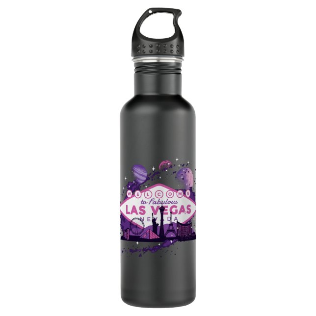 Welcome to fabulous Las Vegas Nevada 710 Ml Water Bottle (Front)