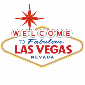 Welcome to Fabulous Las Vegas, Nevada Photo Sculpture Magnet