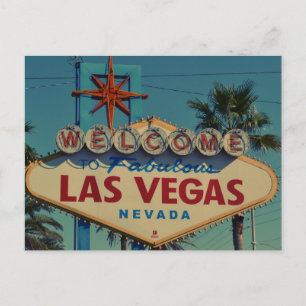 Welcome to Fabulous Las Vegas Nevada postcard