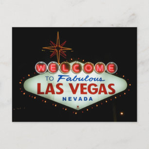 Welcome to Fabulous Las Vegas - Nevada Postcard
