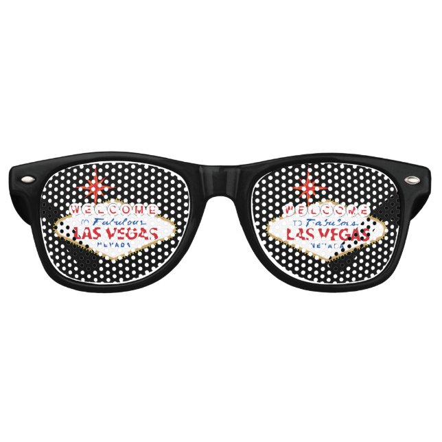 Welcome to Fabulous Las Vegas, Nevada Retro Sunglasses (Front)