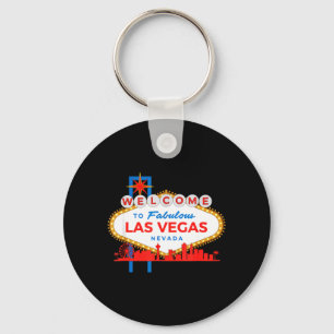 Welcome to Fabulous Las Vegas Nevada Sign Iconic Key Ring