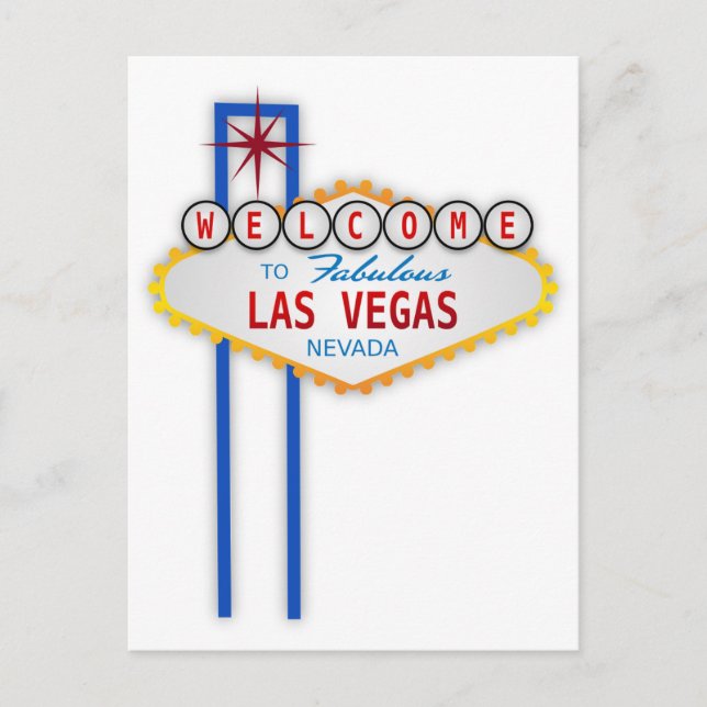 Welcome to Fabulous Las Vegas Nevada Sign postcard (Front)
