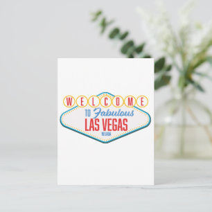 Welcome to Fabulous las vegas Postcard