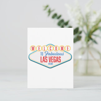 Welcome to Fabulous las vegas Postcard