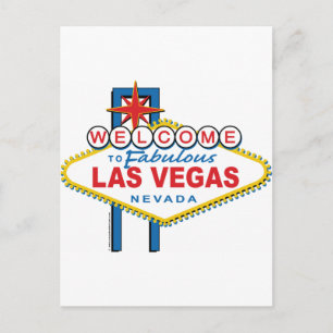 Welcome to Fabulous Las Vegas Postcard