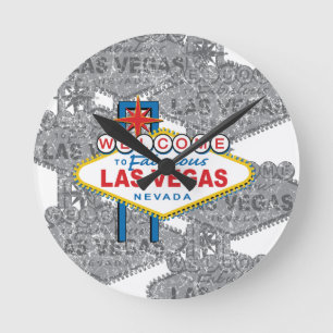 Welcome to Fabulous Las Vegas Round Clock