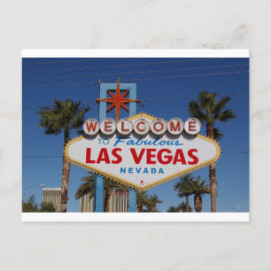 Welcome To Fabulous Las Vegas Sign  Postcard