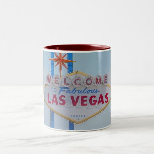 Welcome to Fabulous Las Vegas Two Tone Mug