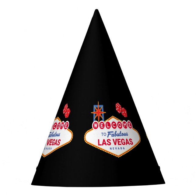 Welcome To Fabulous Las Vegas - Vegas Trip Party Hat (Front)