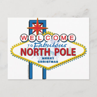Welcome to Fabulous North Pole Postcard