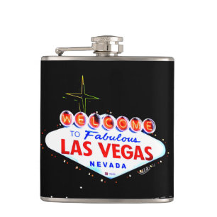 Welcome to Fabuous Las Vegas Nevada Sin City Hip Flask