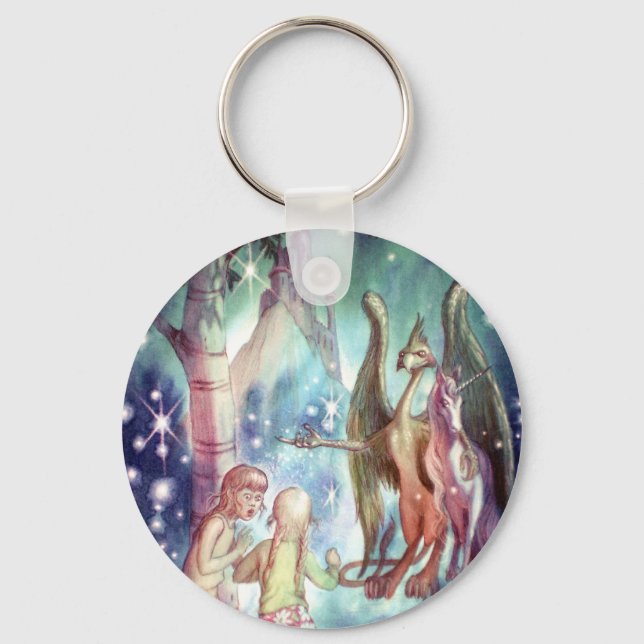 Welcome to Fairyland Keychain (Front)