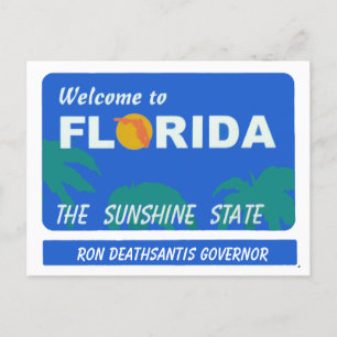 Welcome To Florida Your Text Postcard