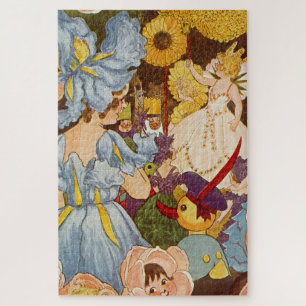 “Welcome to Flowerland” by M T Ross Jigsaw Puzzle