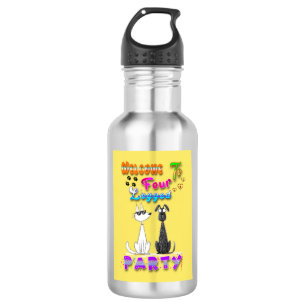 Welcome To Four Legged Party 532 Ml Water Bottle