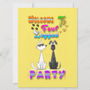 Welcome To Four Legged Party Announcement