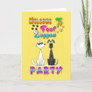 Welcome To Four Legged Party Announcement