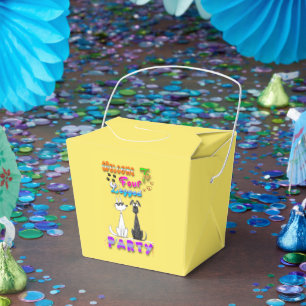 Welcome To Four Legged Party Favour Box