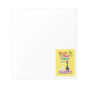 Welcome To Four Legged Party Notepad