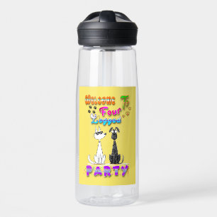 Welcome To Four Legged Party Water Bottle