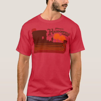 Welcome to Haddonfield Retro Horror 70s Tourist T-Shirt