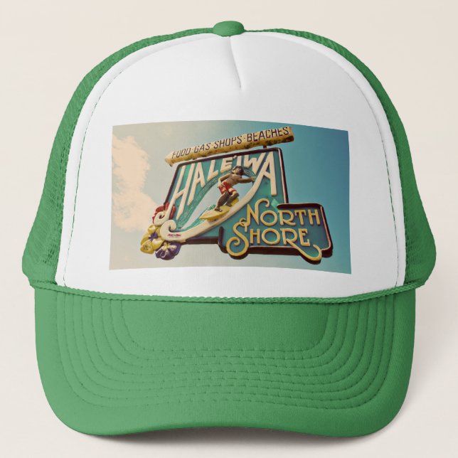 Welcome to Haleiwa Trucker Hat (Front)