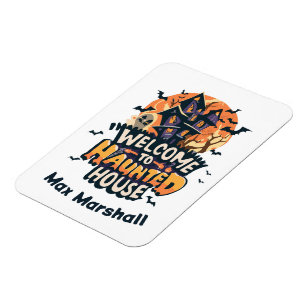 Welcome to Haunted House - Scary Sweetheart Magnet
