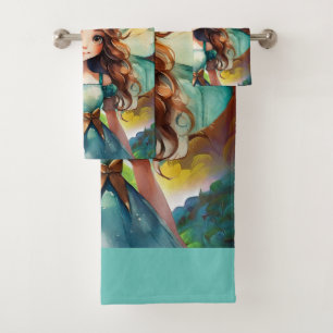 WELCOME TO HER HOME BATH TOWEL SET